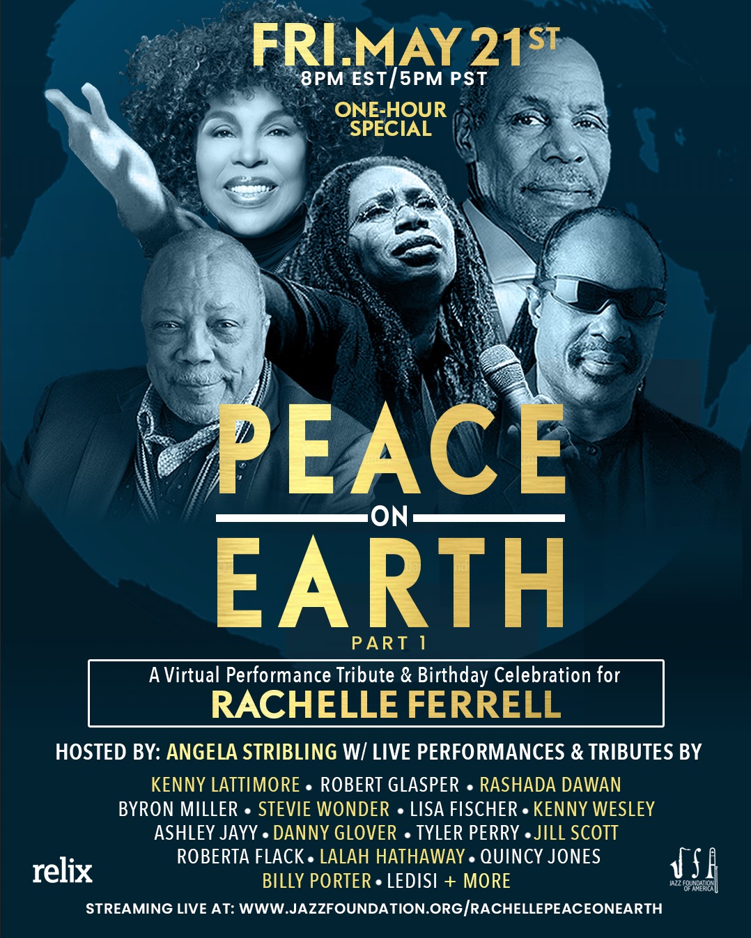 A Virtual Performance Tribute and Celebration Birthday Benefit for Rachelle Ferrell and the Jazz Foundation of America
